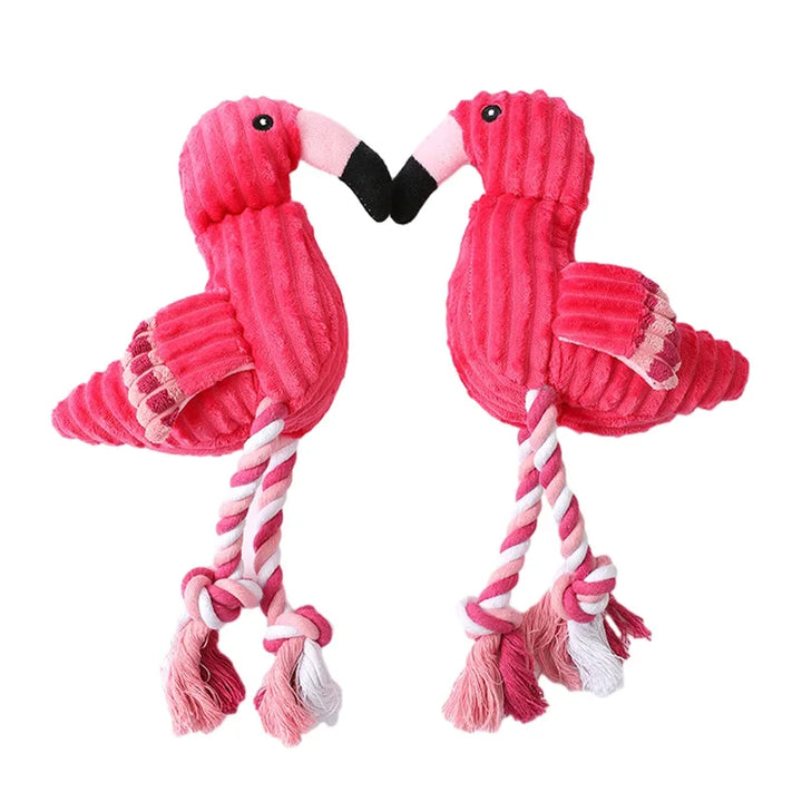FlamingoChew | Interactive Plush Toy for Dogs