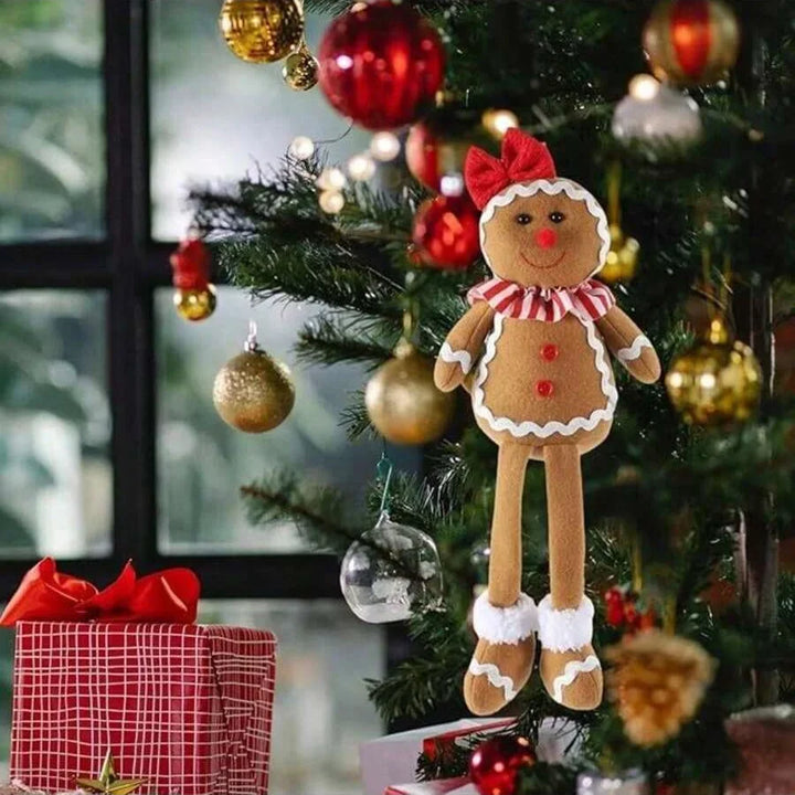 Gingerbread Delight | Luxury Plush Christmas Decoration