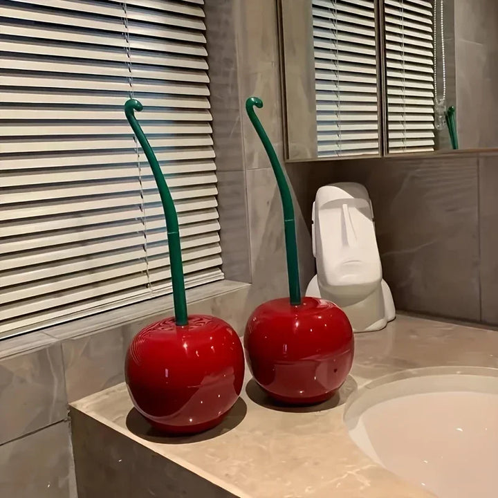 FreshBerry | Cute Cherry Toilet Brush Set