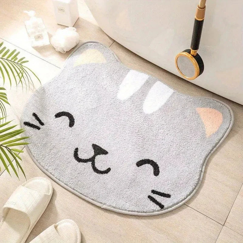 KittySoft | Soft Cat-Shaped Bath Mat