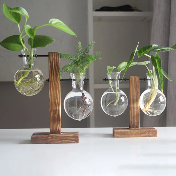 GlowPlant | Glass Table Plant Lamp