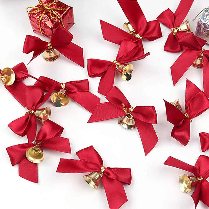 ChristmasBell | Elegant Bow with Bells for Decoration