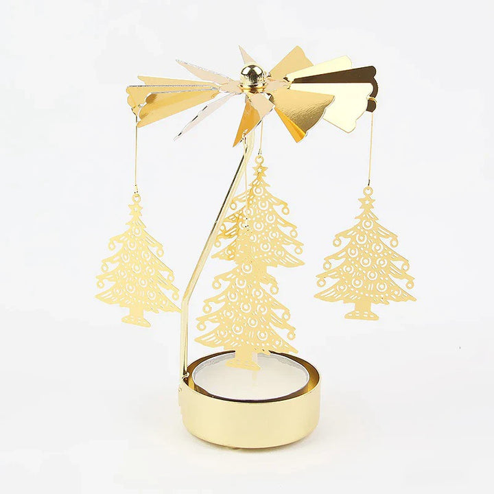 TwinkleFlame | Rotating Candle Holder for Special Occasions