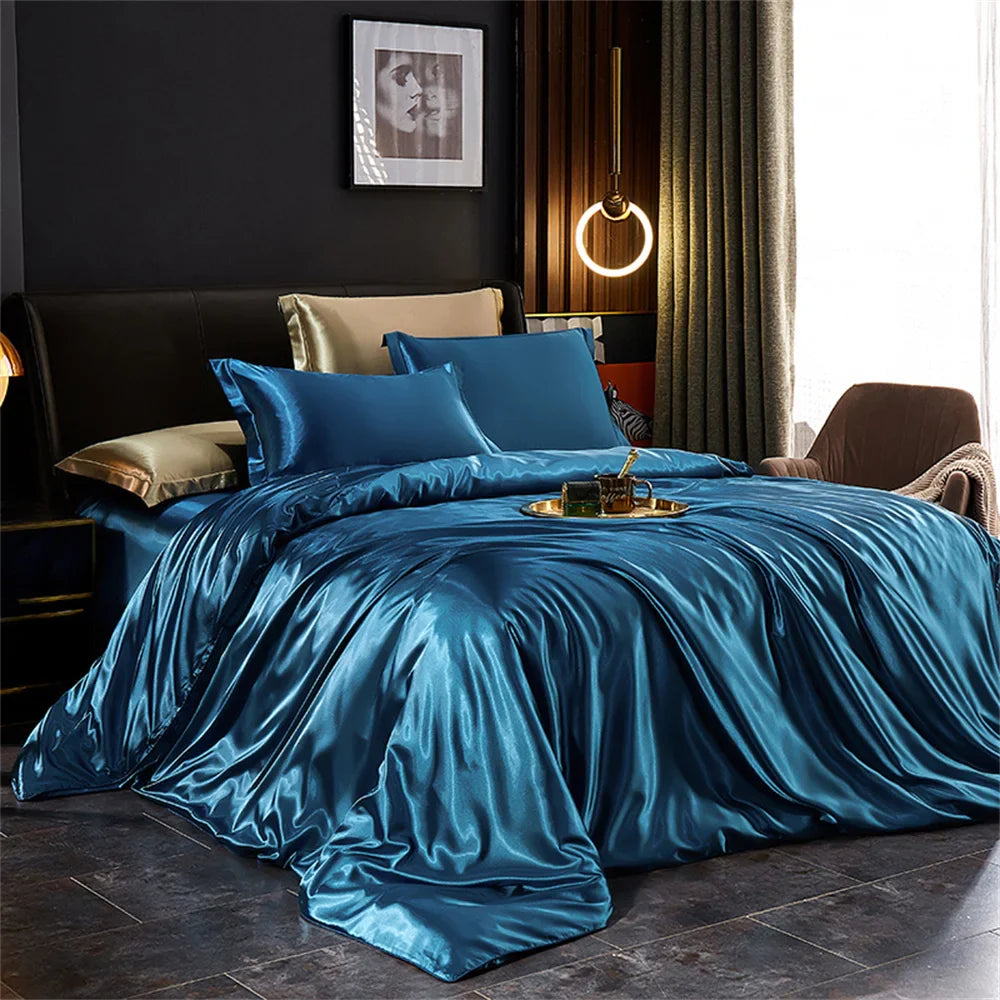 GlamourNest | Premium Silk Bedding