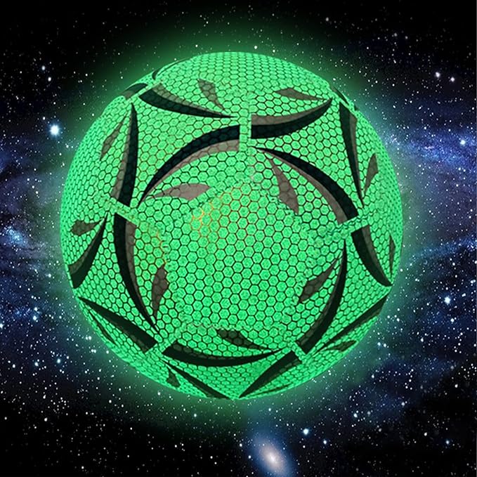 GlowBal - Reflective Soccer Ball - Waterproof Light-Up Ball