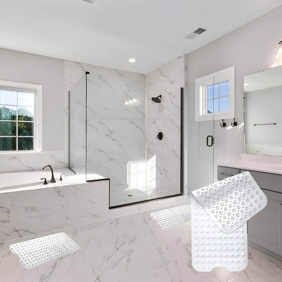 SafeStep - Non-slip bath mat with suction cups - Non-slip design for your well-being