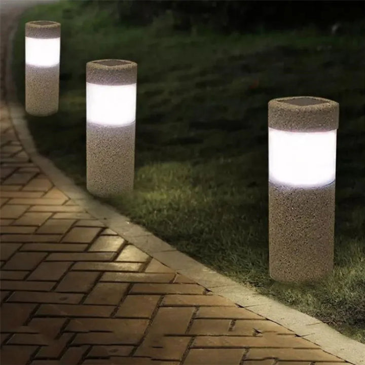 RockShine | Stone Column Lamp for Garden Lighting