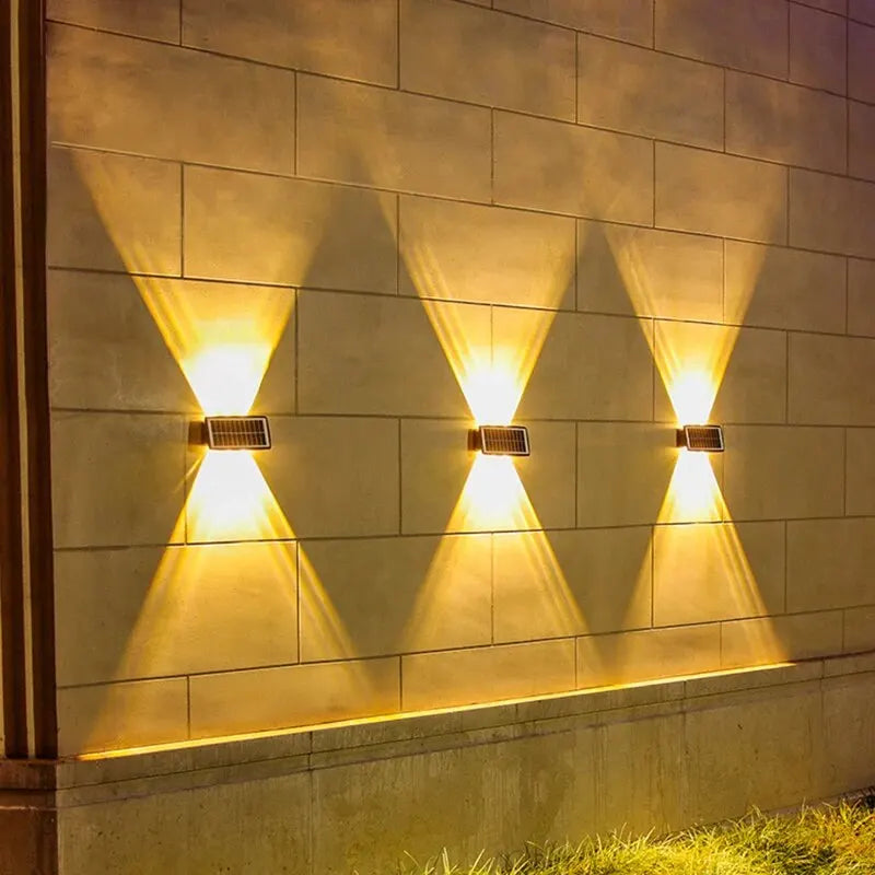 SolarFlow | LED Wall Lamp with Solar Energy for the Garden