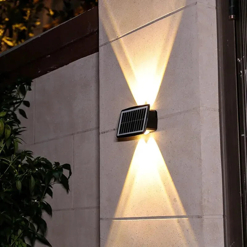 SolarFlow | LED Wall Lamp with Solar Energy for the Garden