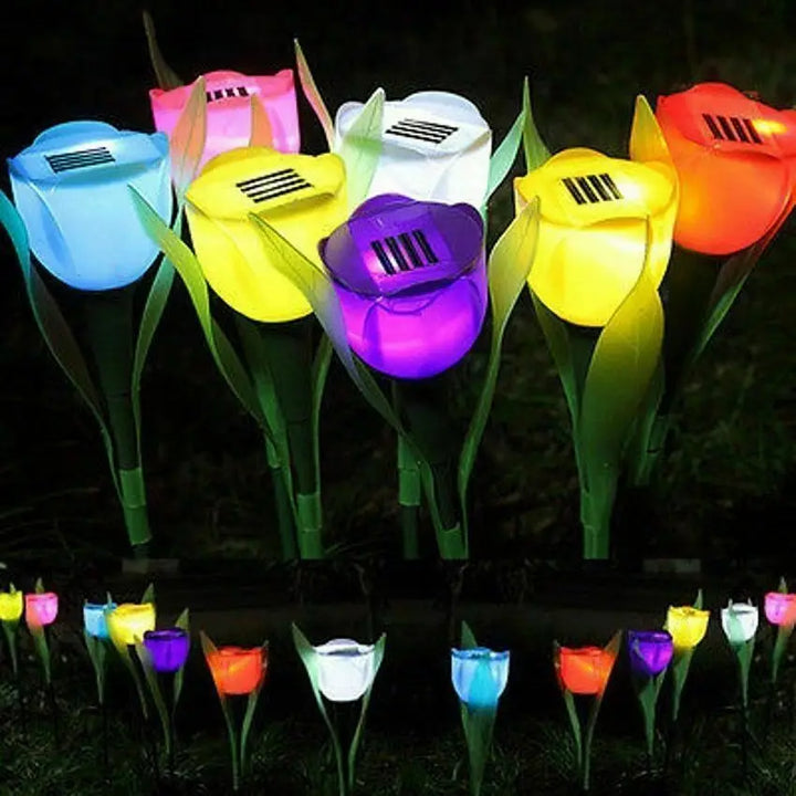 TulipShin | Solar-Powered Garden Lamps