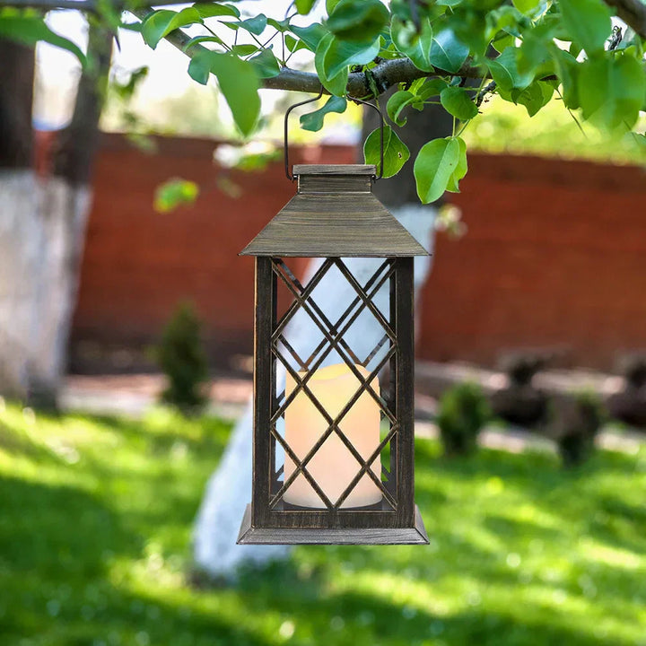 SparkLight | Solar-Powered Candle Lantern for Garden Decoration