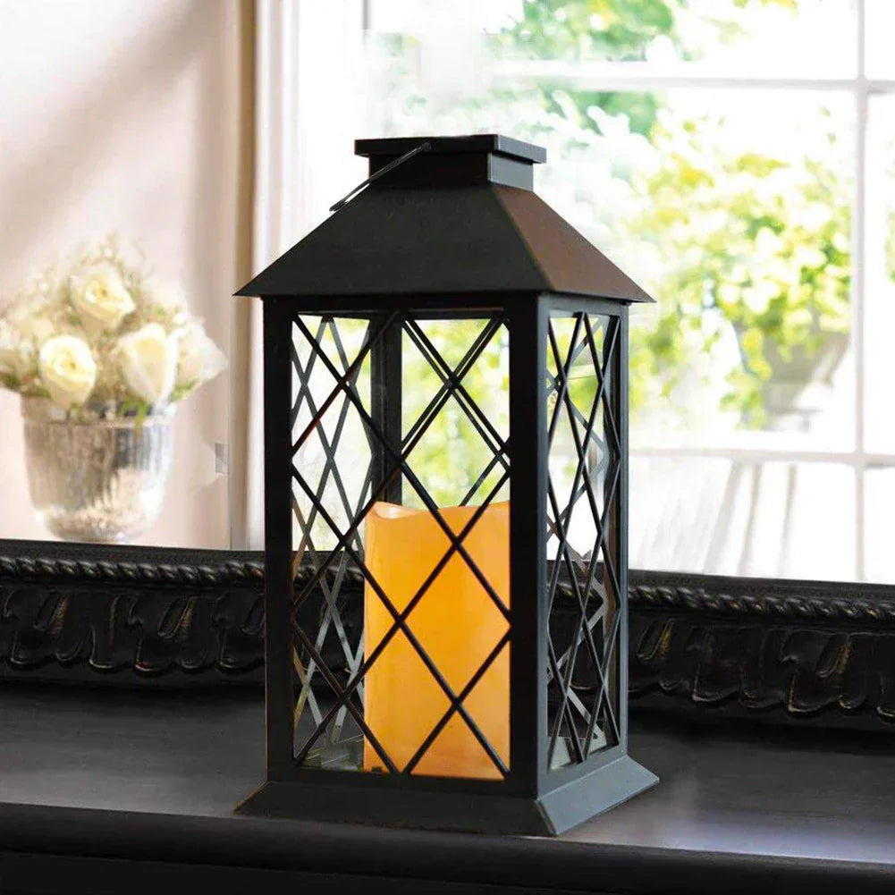 SparkLight | Solar-Powered Candle Lantern for Garden Decoration