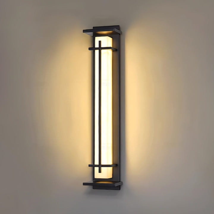 LuxGlow – Square LED Outdoor Wall Lamp with Modern Weather-Resistant Finish