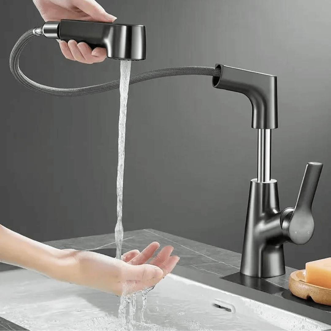 FlexiFlows | Adjustable Faucet with Pull-Out Hose