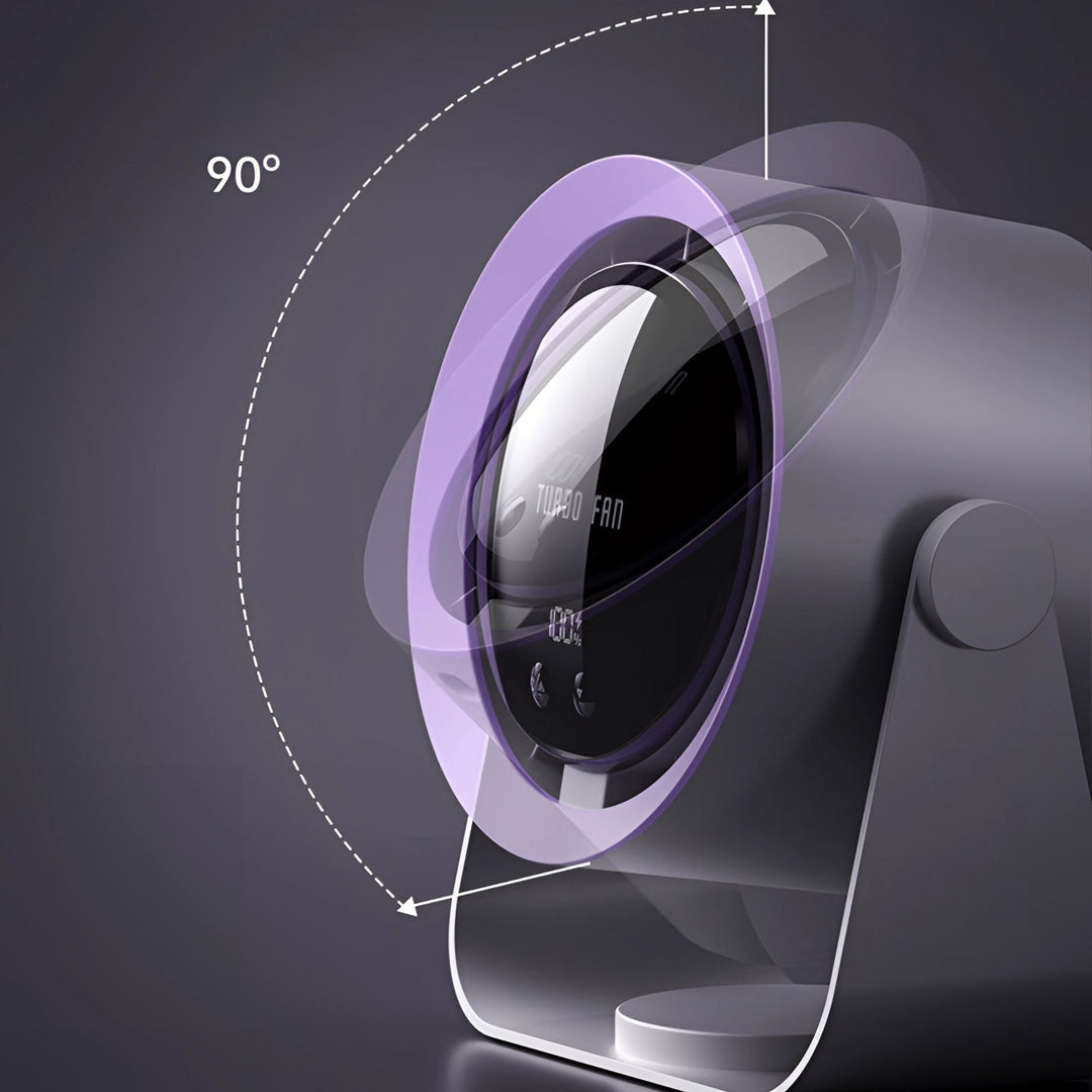 AeroCool – Blade-less Turbo Fan with LED Display