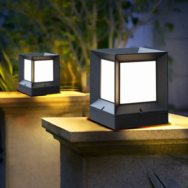 PillarBeam | Elegant Outdoor Post Lamp for Entrances