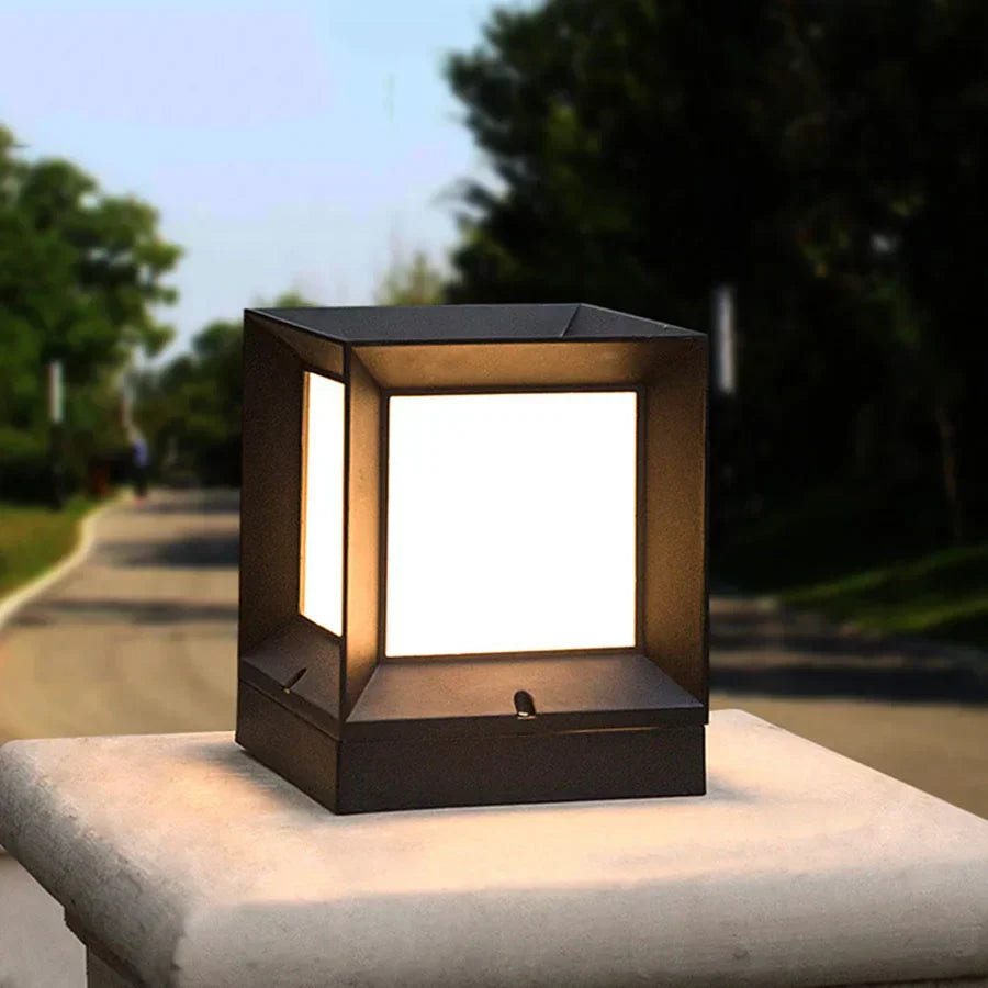 PillarBeam | Elegant Outdoor Post Lamp for Entrances