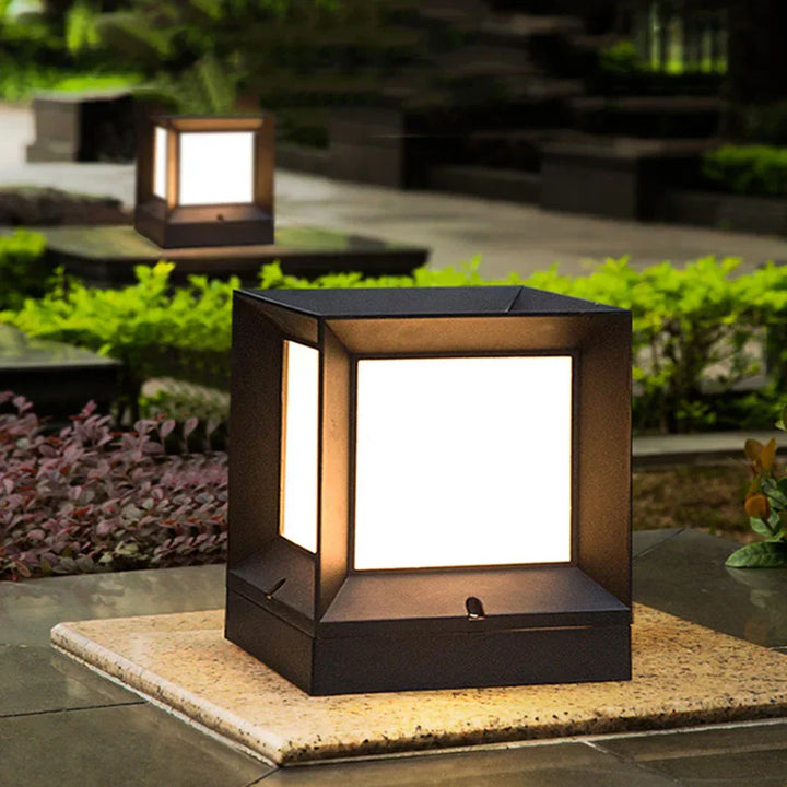 PillarBeam | Elegant Outdoor Post Lamp for Entrances