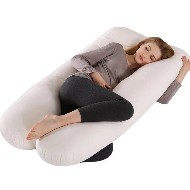 Ultimate Therapeutic Support Pillow – Relieves Neck, Back, and Belly Discomfort – Ideal for Expecting Mothers