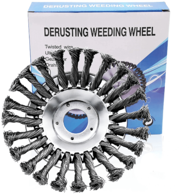 GrassMaster Disc - 15.25/20.32/25.4 cm Wire Brush Cutting Head - Perfect for Lawns and Garden Maintenance