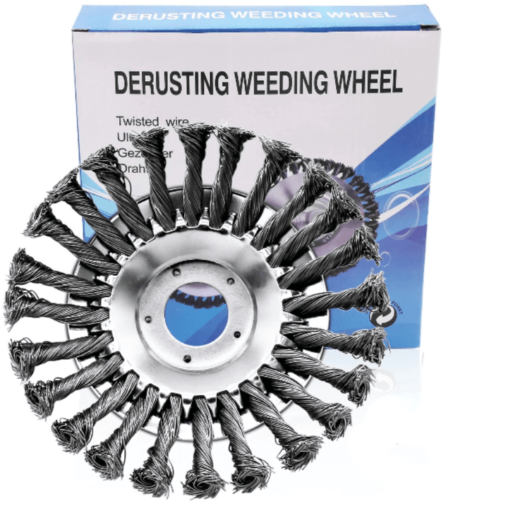 GrassMaster Disc - 15.25/20.32/25.4 cm Wire Brush Cutting Head - Perfect for Lawns and Garden Maintenance