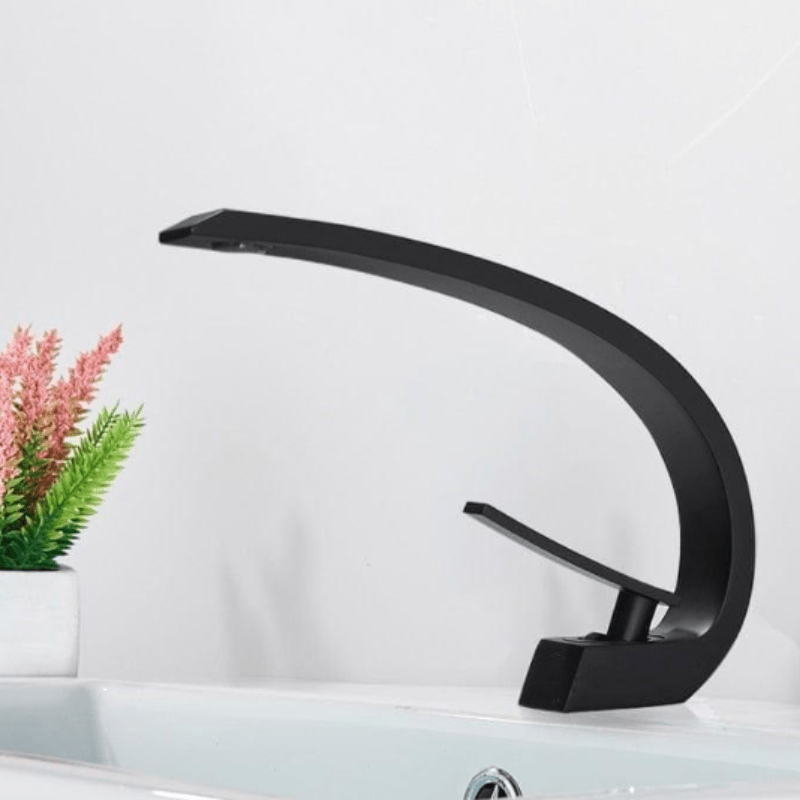 Miora Contemporary Curved Flow Faucet – Durable Brass Construction
