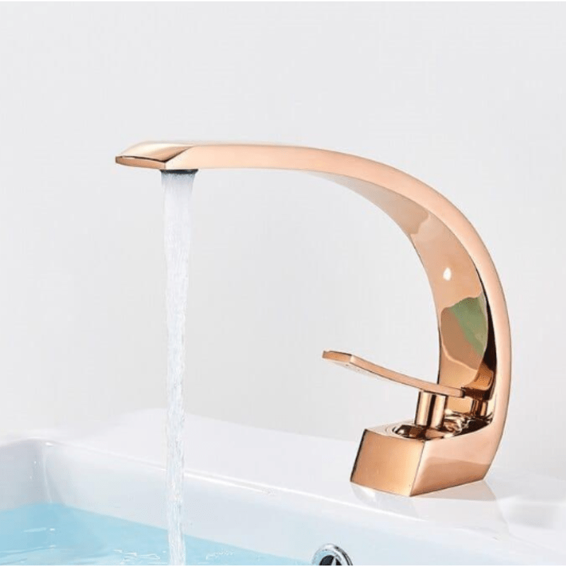 Miora Contemporary Curved Flow Faucet – Durable Brass Construction