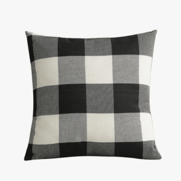RusticCozy | Autumn-Ready Plaid Cushion Cover for Cozy Spaces