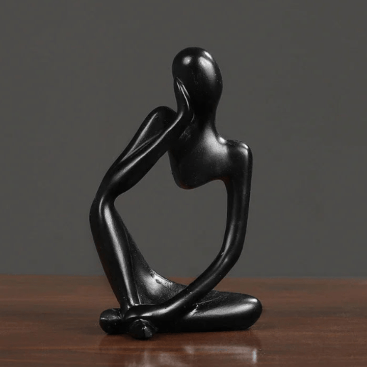 ZenThinker - Minimalist Thinker Sculpture - Abstract Meditative Decor