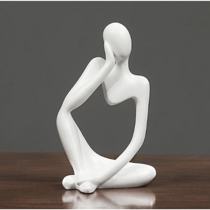 ZenThinker - Minimalist Thinker Sculpture - Abstract Meditative Decor