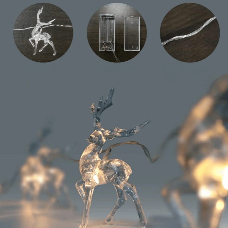 CrystalCheer | Reindeer Decoration Garland