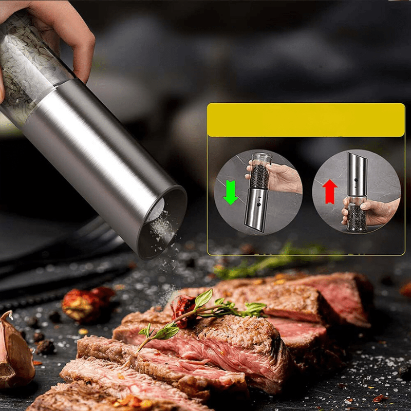 PepperTech | Automatic Rechargeable Salt & Pepper Mill