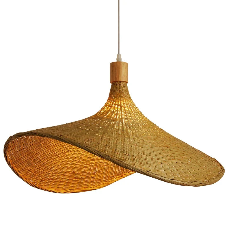 LoomLit – Handmade Boho Bamboo Pendant Lamp