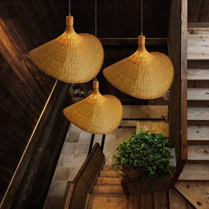 LoomLit – Handmade Boho Bamboo Pendant Lamp