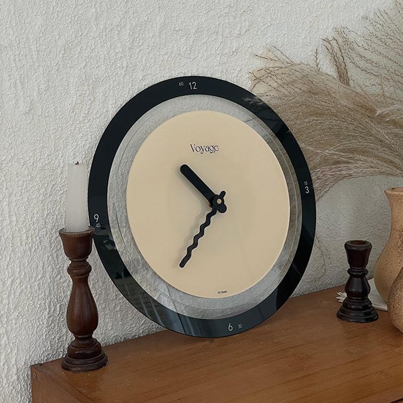 SilentEra Modern Wall Clock - Timeless Nordic Design with Silent Movement - Durable Craftsmanship and Quiet Operation