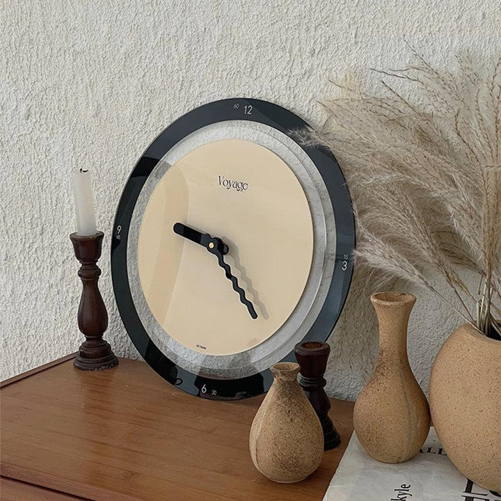 SilentEra Modern Wall Clock - Timeless Nordic Design with Silent Movement - Durable Craftsmanship and Quiet Operation