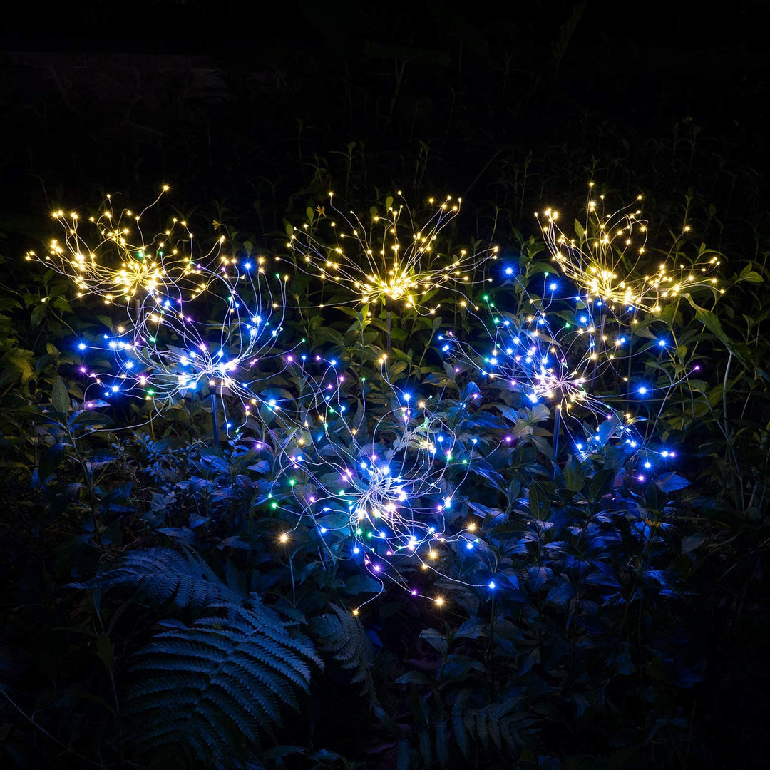 SparkGlow | Solar Lamps in Firework Style