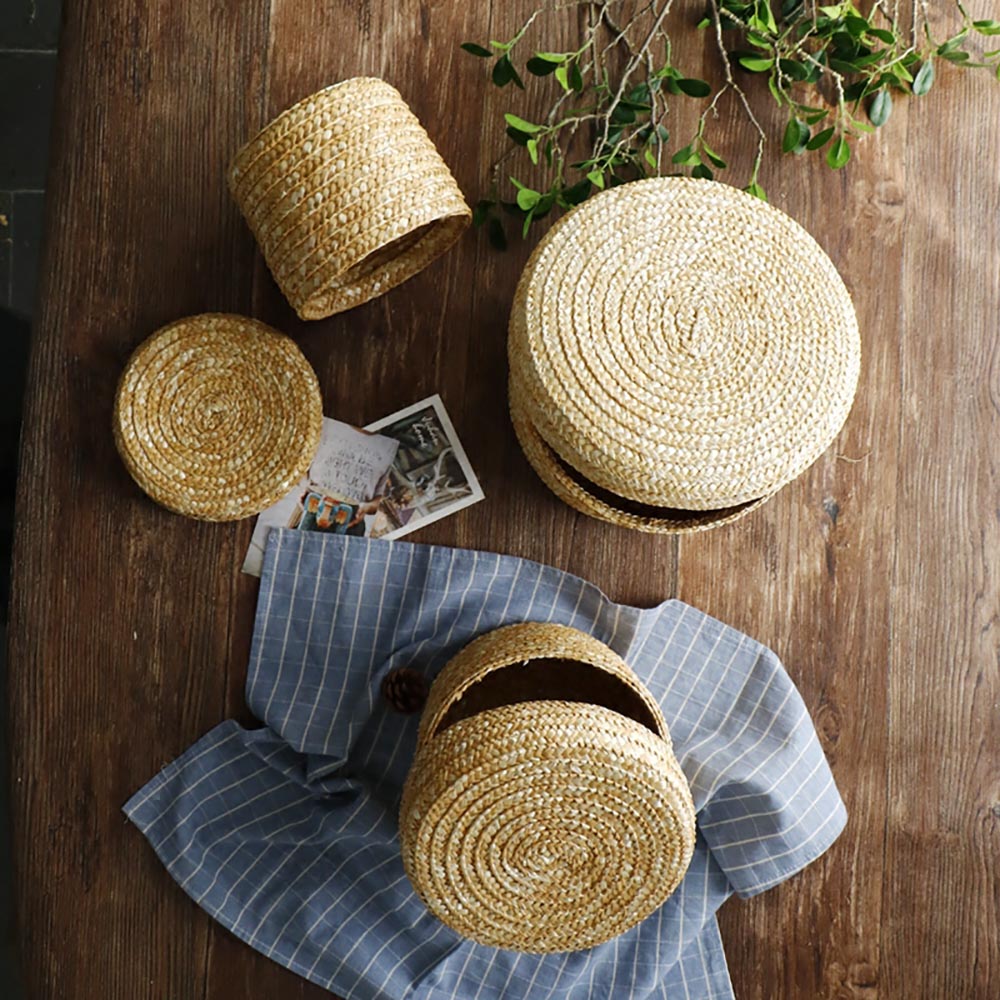 SeaLoom – Handwoven Seagrass Basket Set for Natural Storage