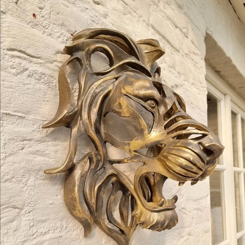 RoarMajesty | Majestic Lion Head Wall Sculpture