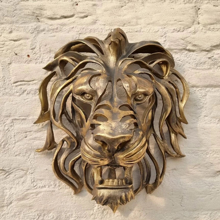 RoarMajesty | Majestic Lion Head Wall Sculpture