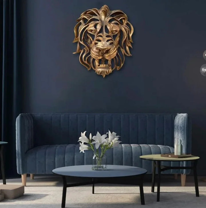 RoarMajesty | Majestic Lion Head Wall Sculpture