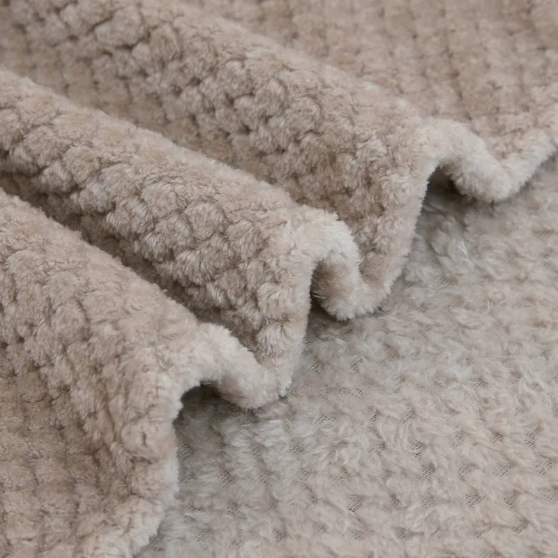 Luxura – Luxe Soft Waffle Texture Blanket – Perfect for Ultimate Comfort