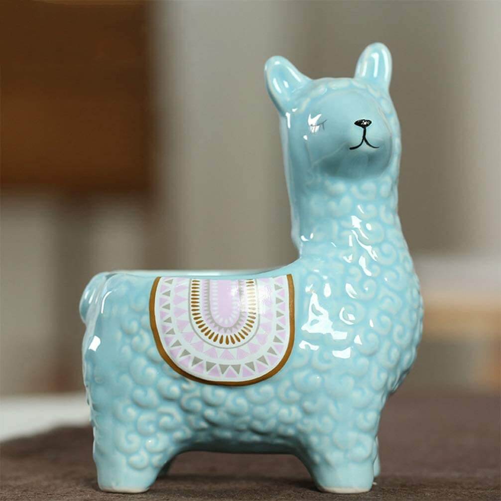 LlamaLeaf – Ceramic Pots with Alpaca Design