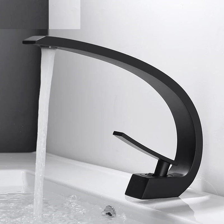 Miora Contemporary Curved Flow Faucet – Durable Brass Construction
