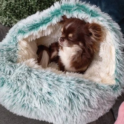 Warm and Safe Sleeping Spot for Your Pet - Self-Heating Fleece in a Comfortable Nest