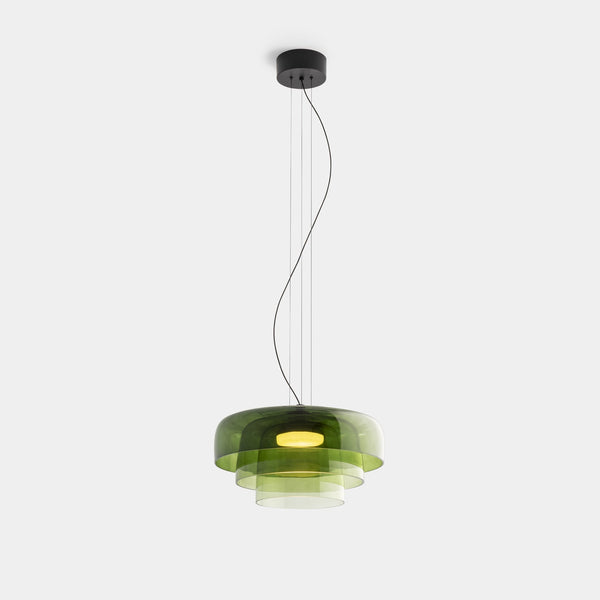 LumaNord – Artisan Hanging Lamp of Norwegian Glass Design