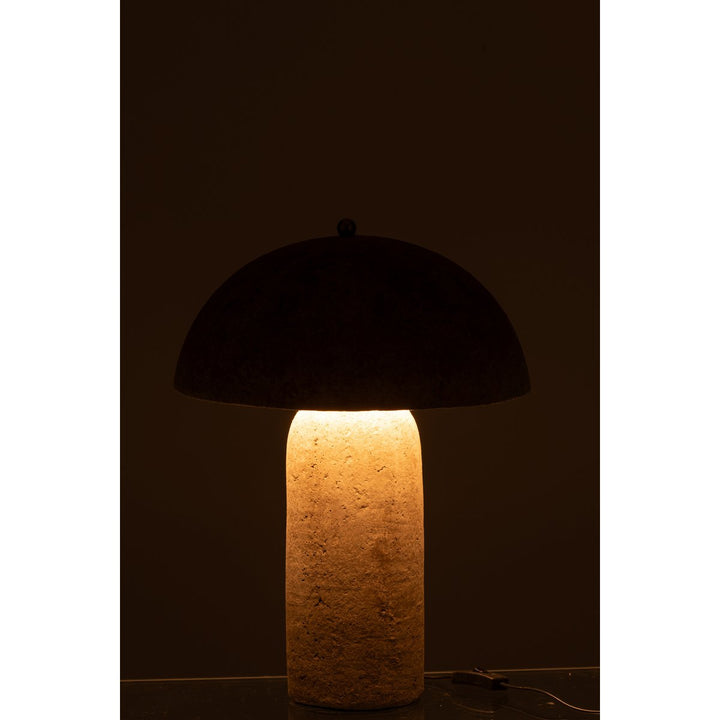 Mushroom Table Lamp Beige