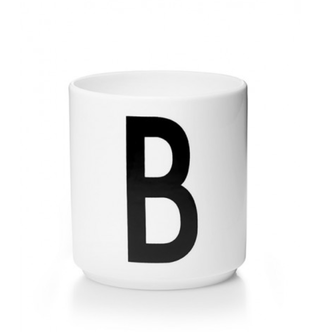 LetterBeker – Personal Porcelain Cup – Stylish and Unique from Design Letters