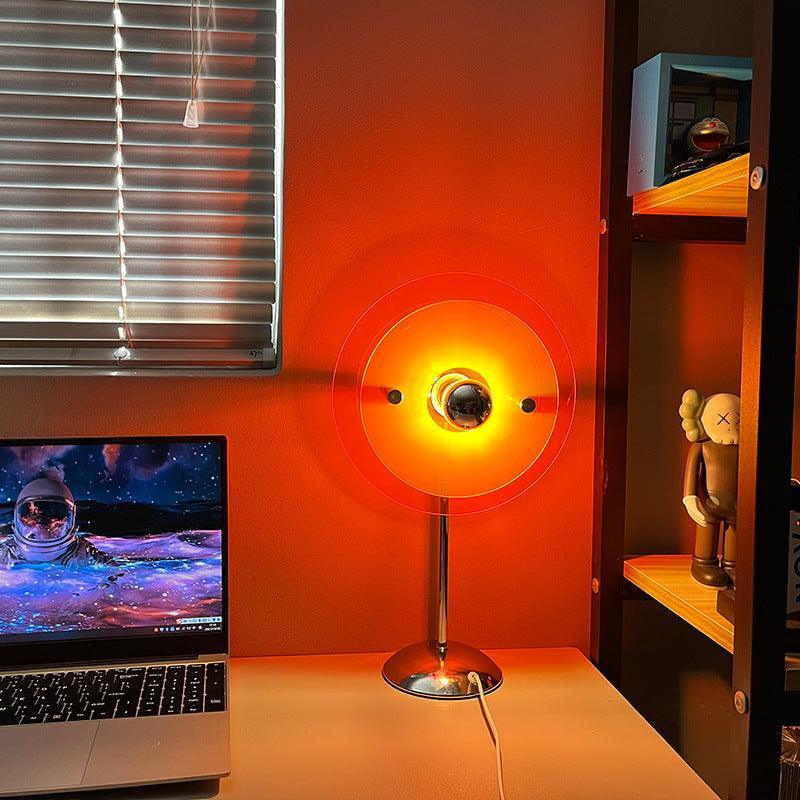 GlowRetro – LED Table Lamp with Color Gradient and Retro Flair