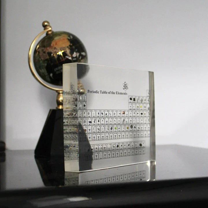 AtomVault Educational Periodic System - Real Elements Integrated in Stylish Glass